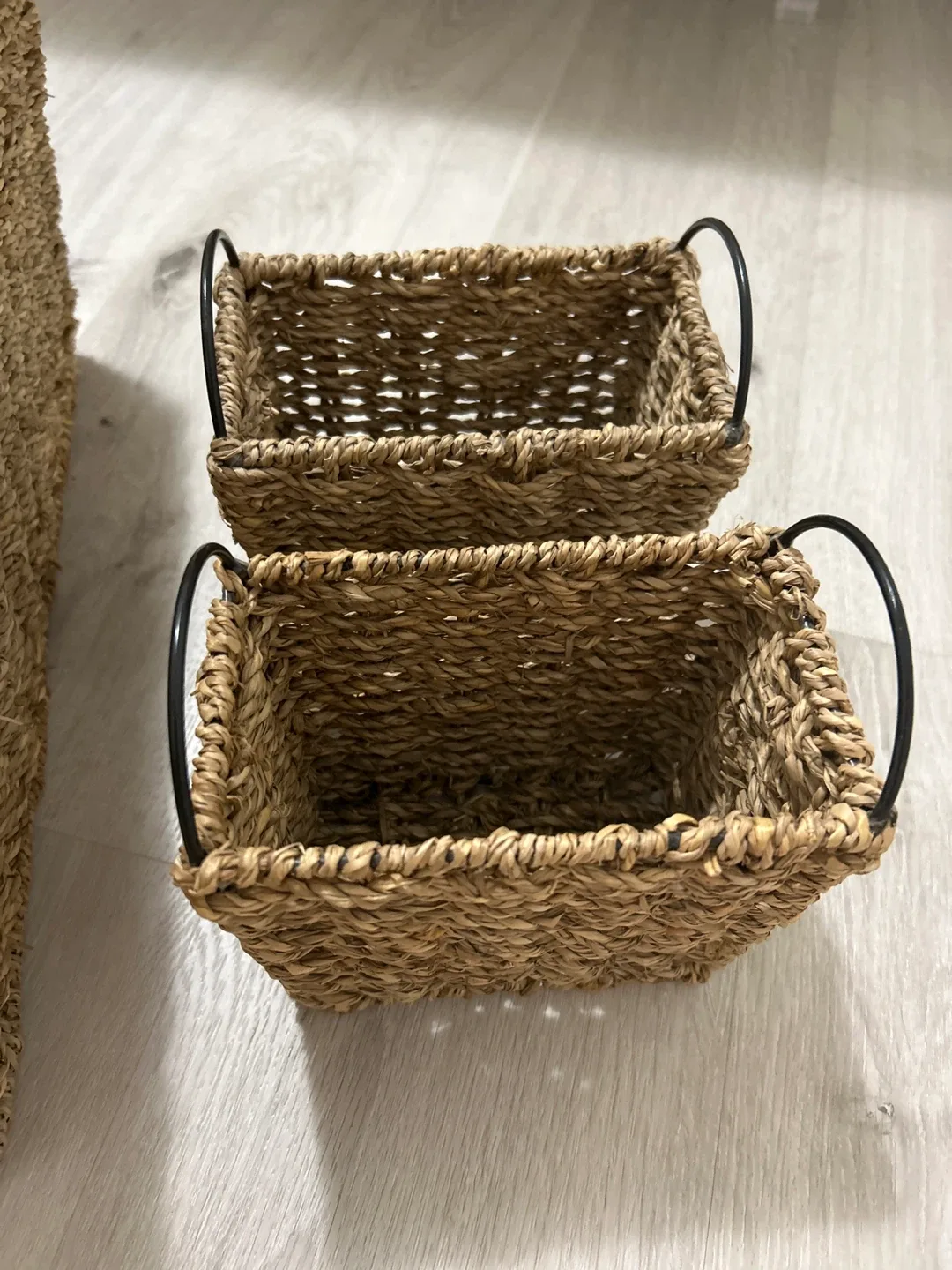 Canvas Storage Baskets - Set of 4 image indicator(7)