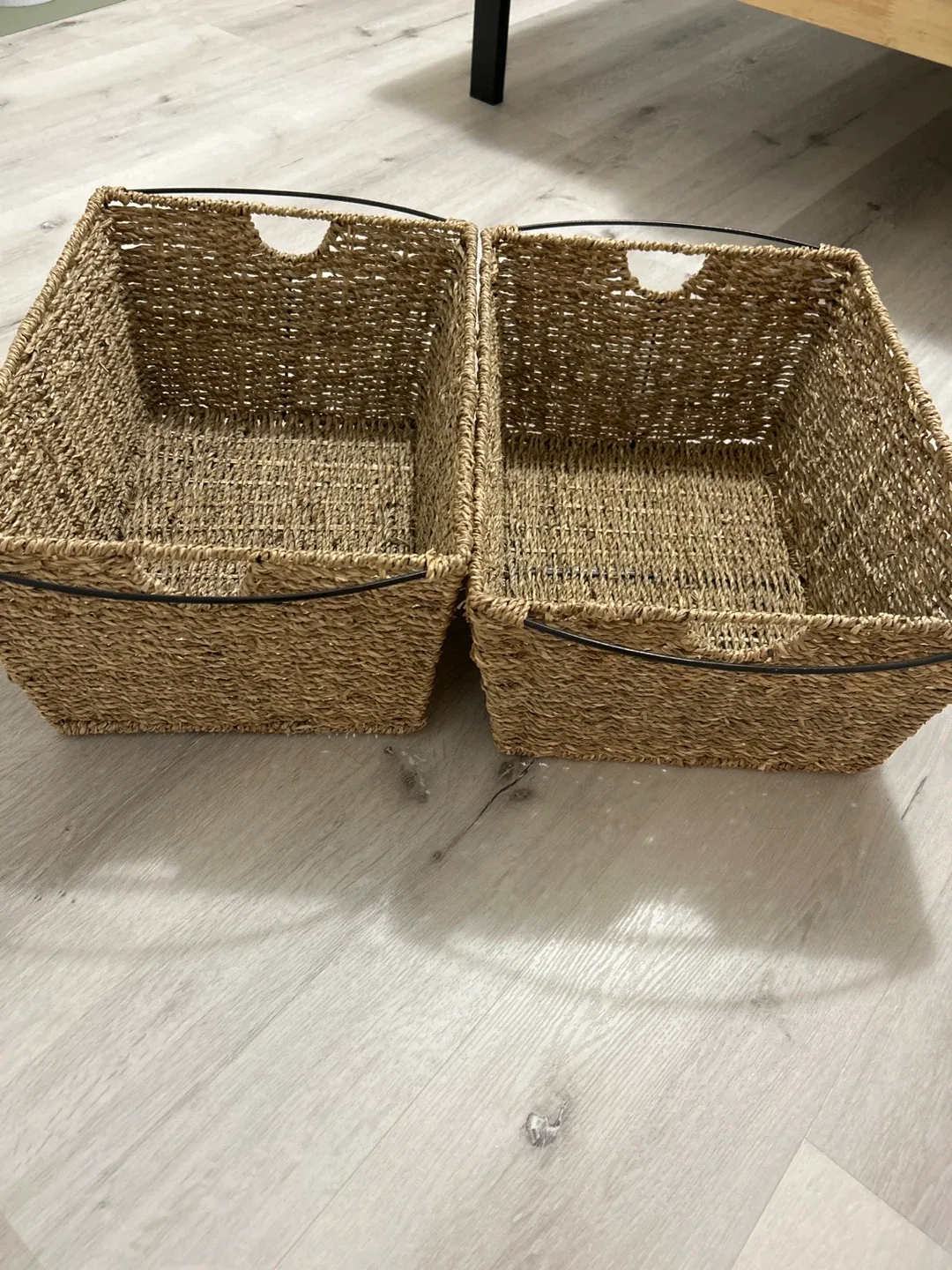 Canvas Storage Baskets - Set of 4 image indicator(4)