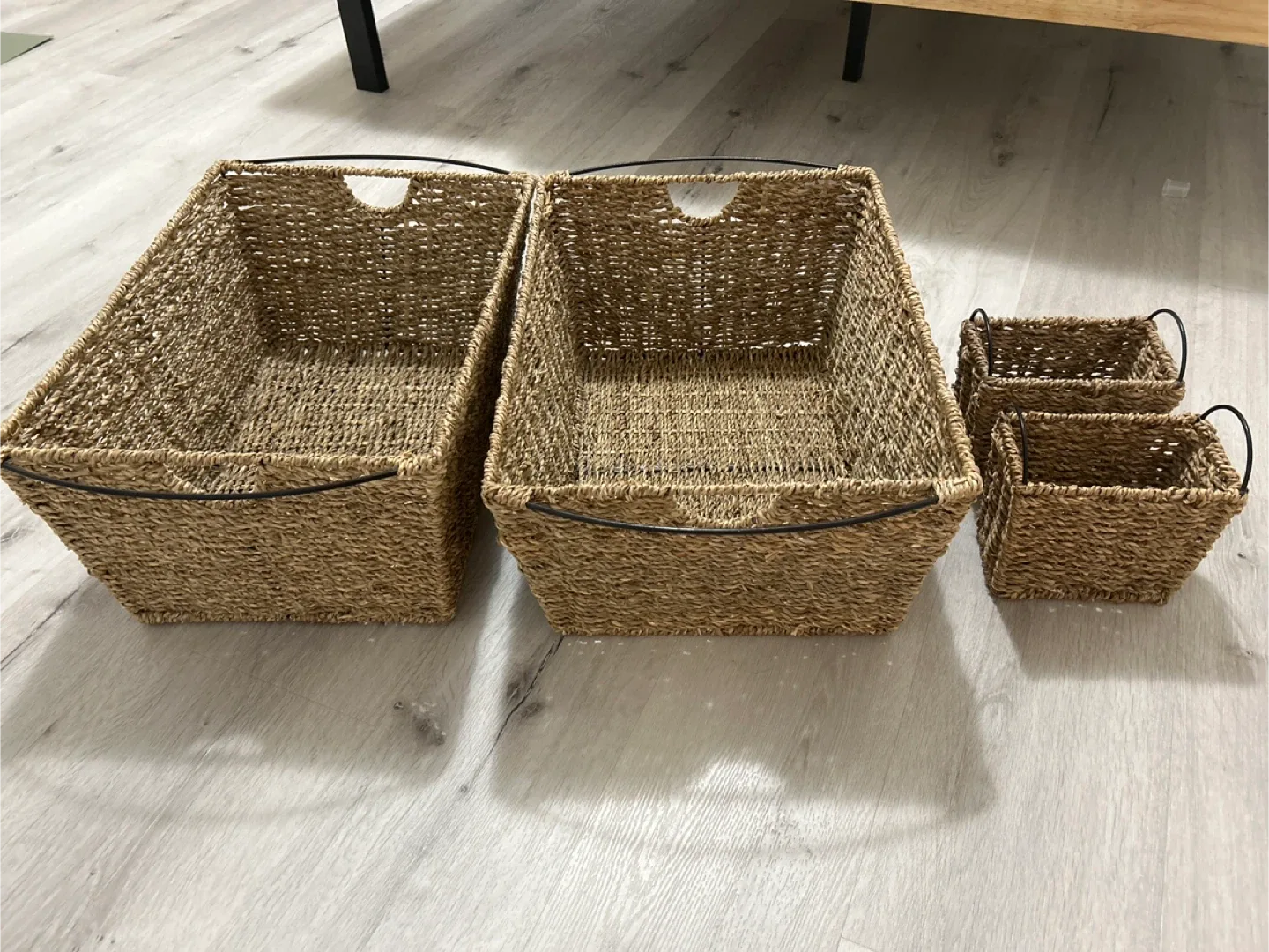 Canvas Storage Baskets - Set of 4 image indicator(8)