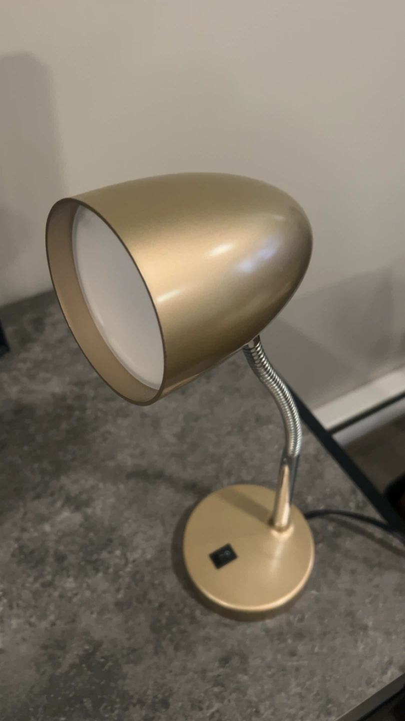 Mainstays LED Desk Lamp - Gold - photo 3