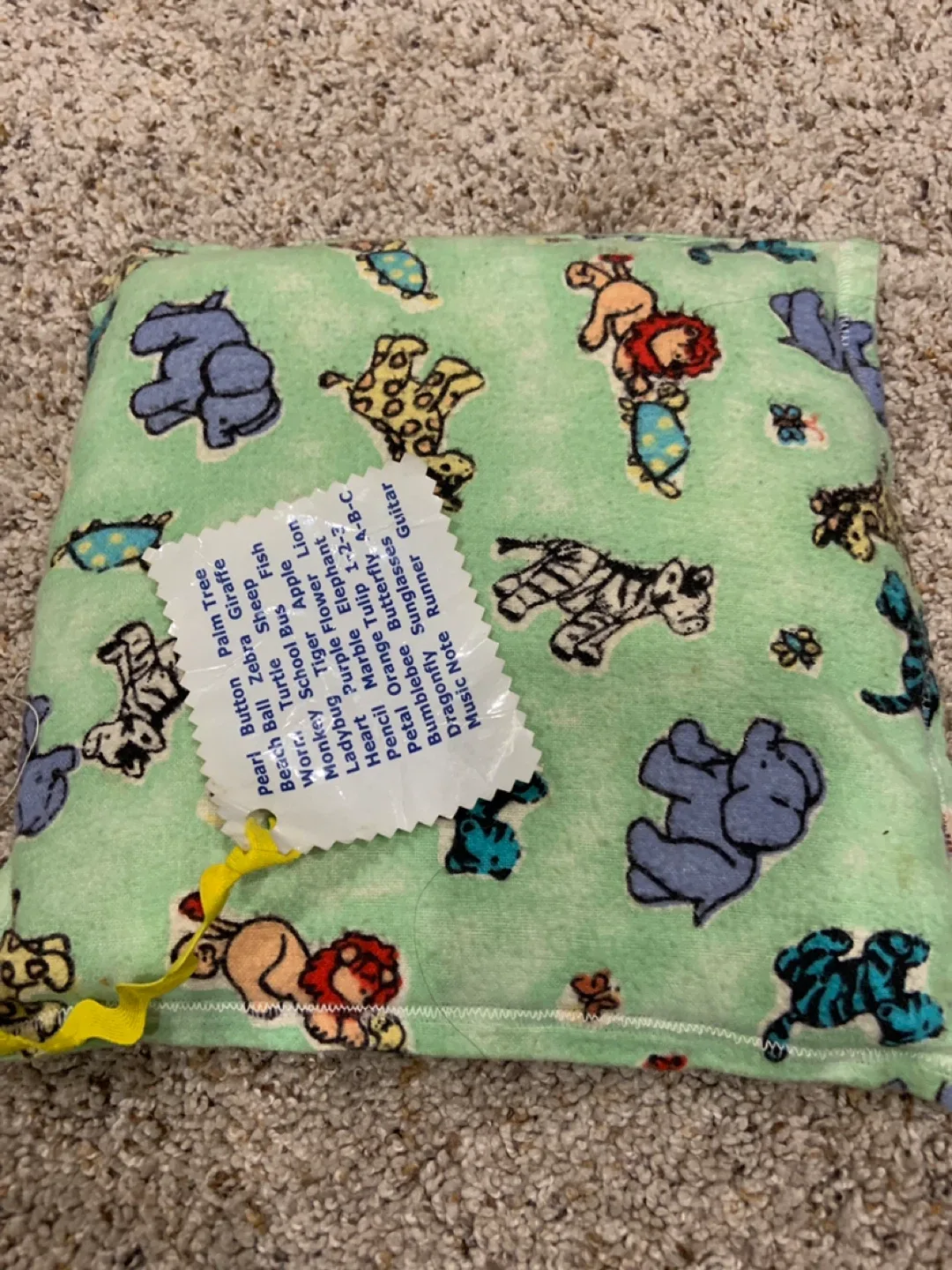 Handmade Sensory Pillow - Kids/Baby Toy image indicator(4)