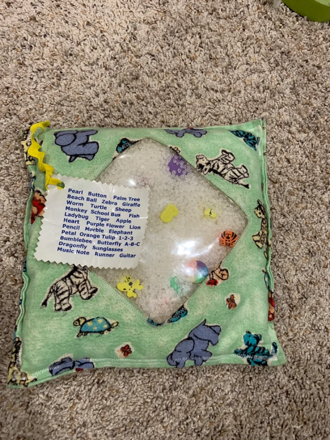 Handmade Sensory Pillow - Kids/Baby Toy