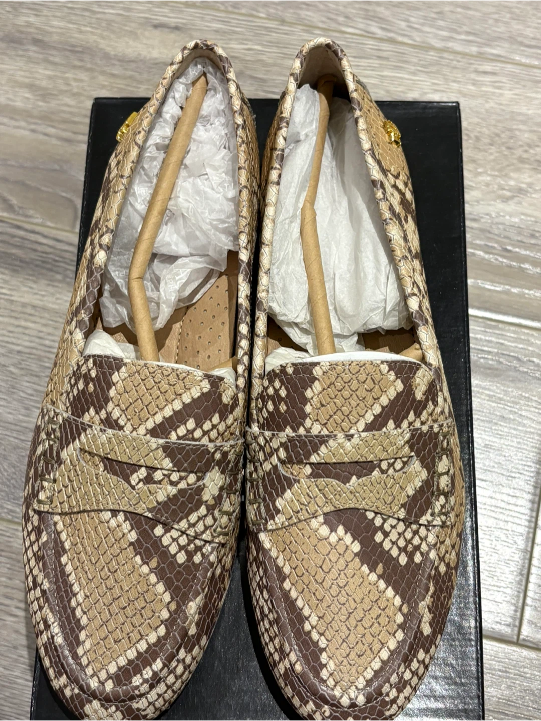 Lauren Ralph Lauren Snakeskin Adison Loafer - photo 3