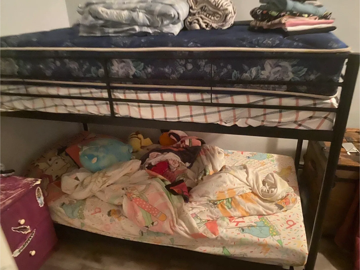 Metal Twin Twin Bunk Bed