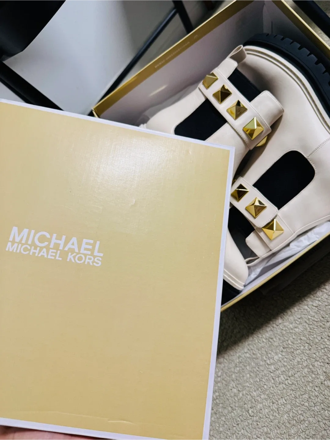 Michael Kors Stark Ankle Boots US 10M - New in Box! image indicator(2)