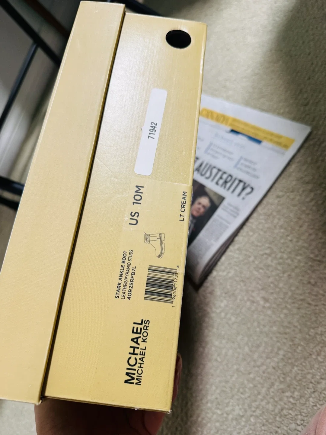 Michael Kors Stark Ankle Boots US 10M - New in Box! image indicator(3)