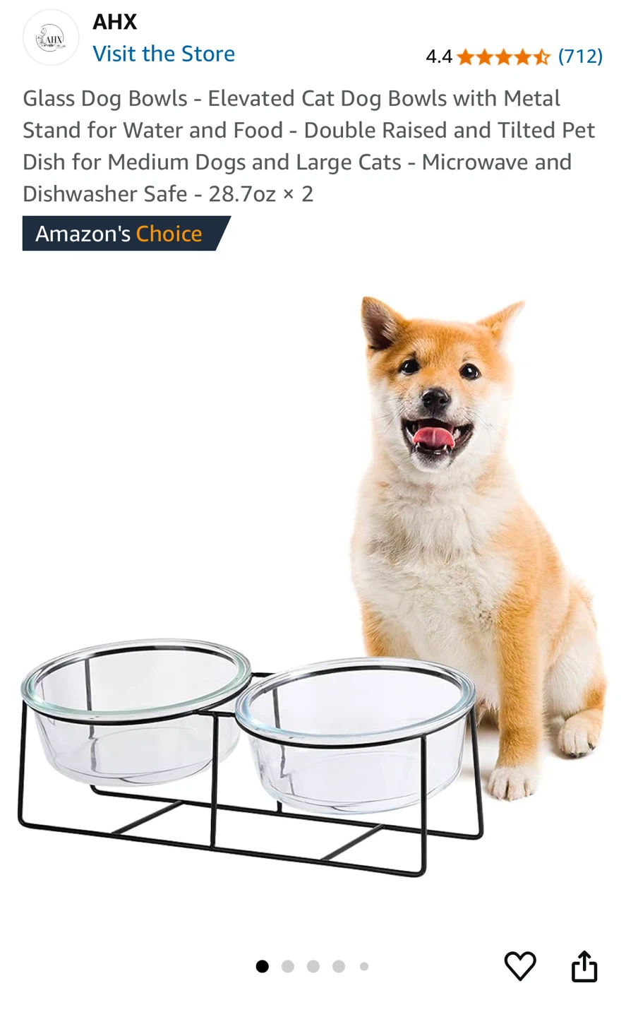 AHX Elevated Double Dog Bowls