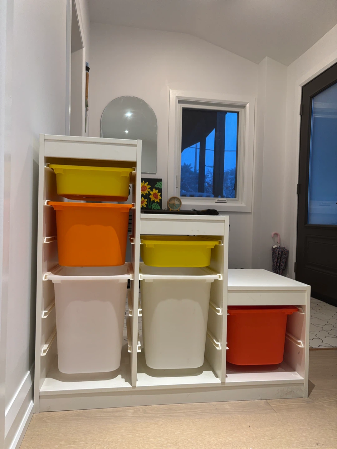 IKEA Trofast Storage Unit with Bins