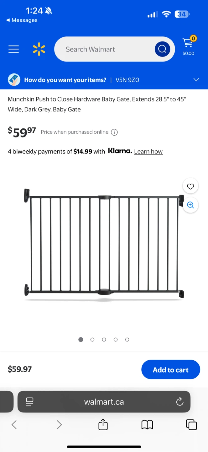 Munchkin Push to Close extendable baby gate