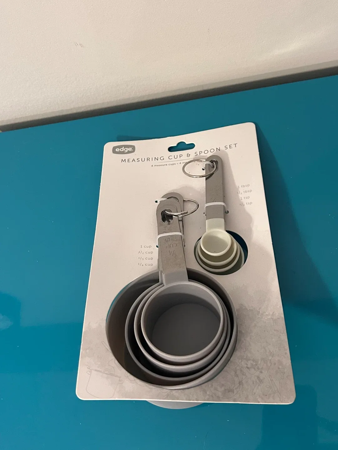 NEW Edge Measuring Cup & Spoon Set – Dishwasher Safe