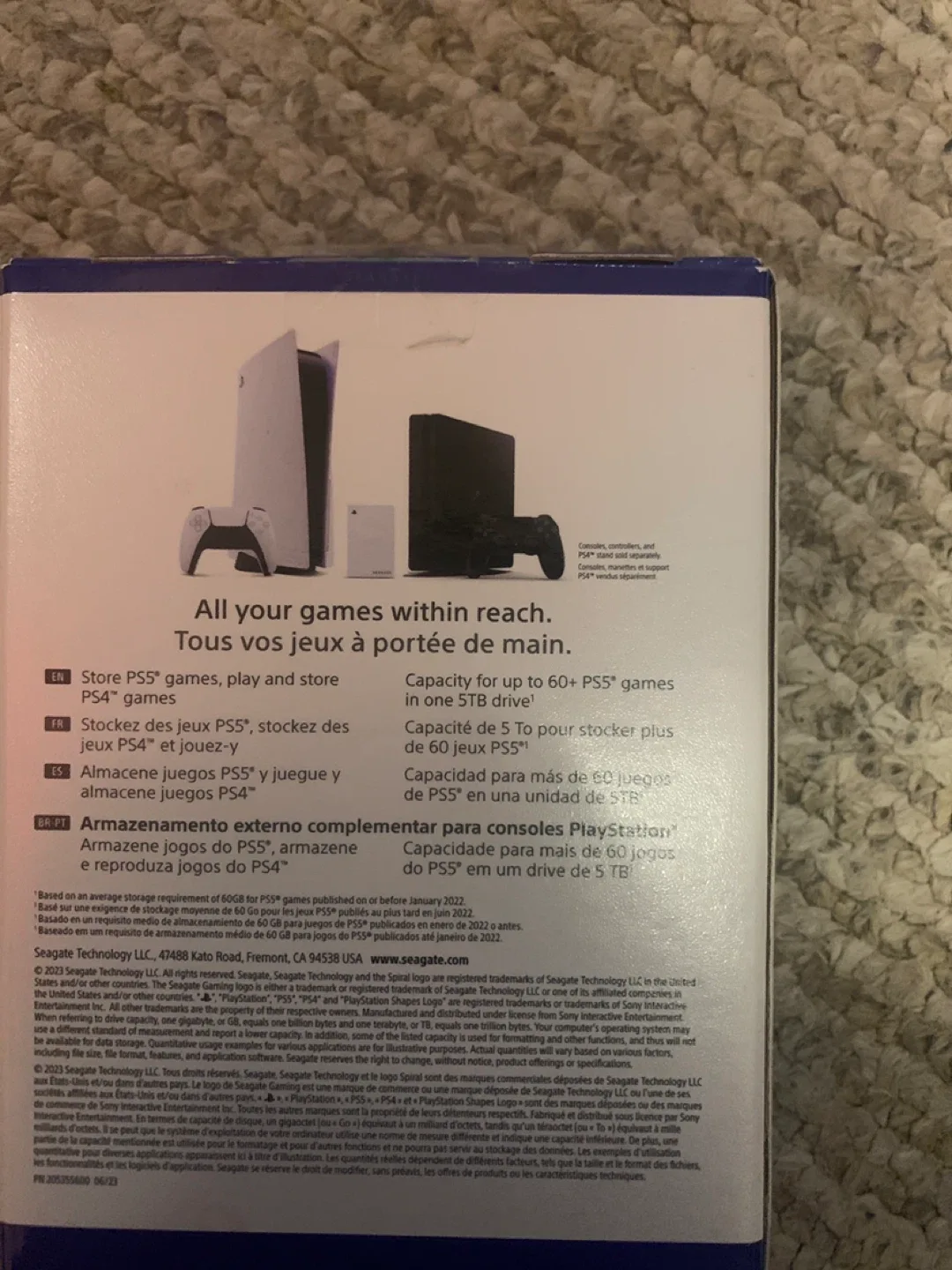 Seagate Game Drive 5TB for PS4/PS5 - New! image indicator(2)