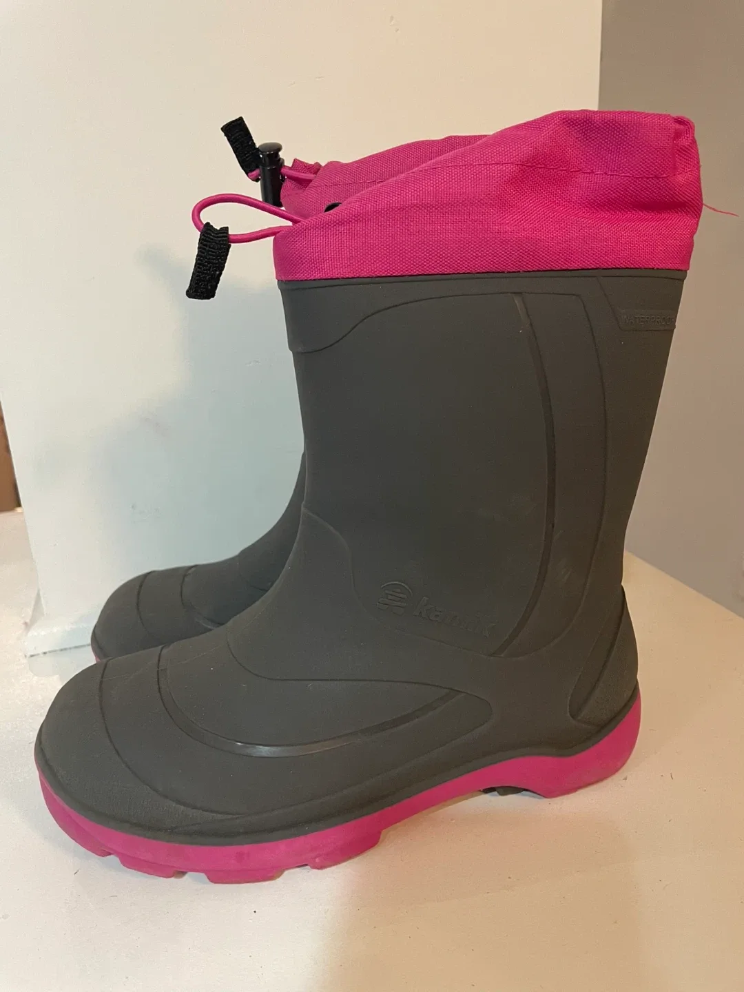Kamik Gray/Pink Winter Boots
