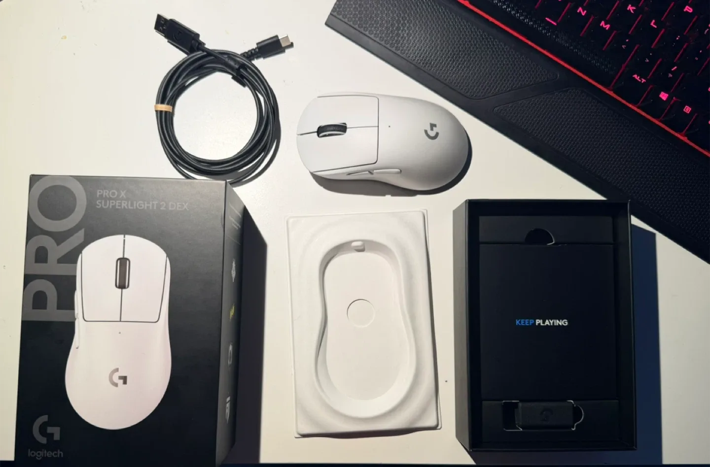 Logitech G Pro X Superlight 2 DEX Wireless Mouse - White image indicator(6)