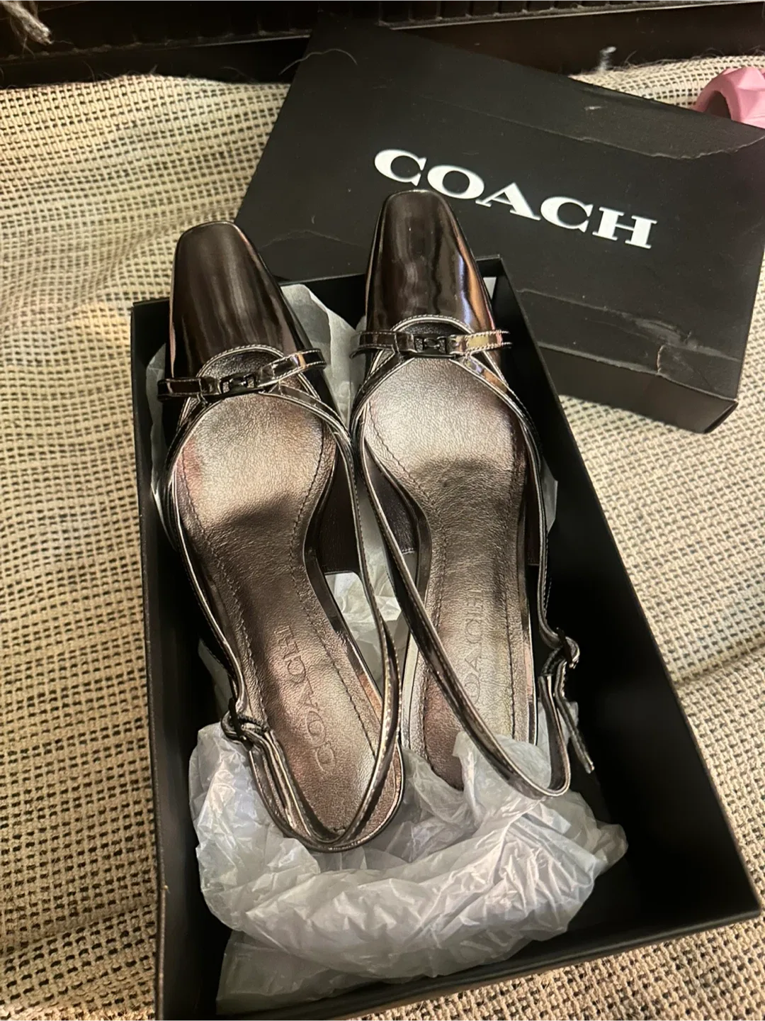 Coach Slingback Heels