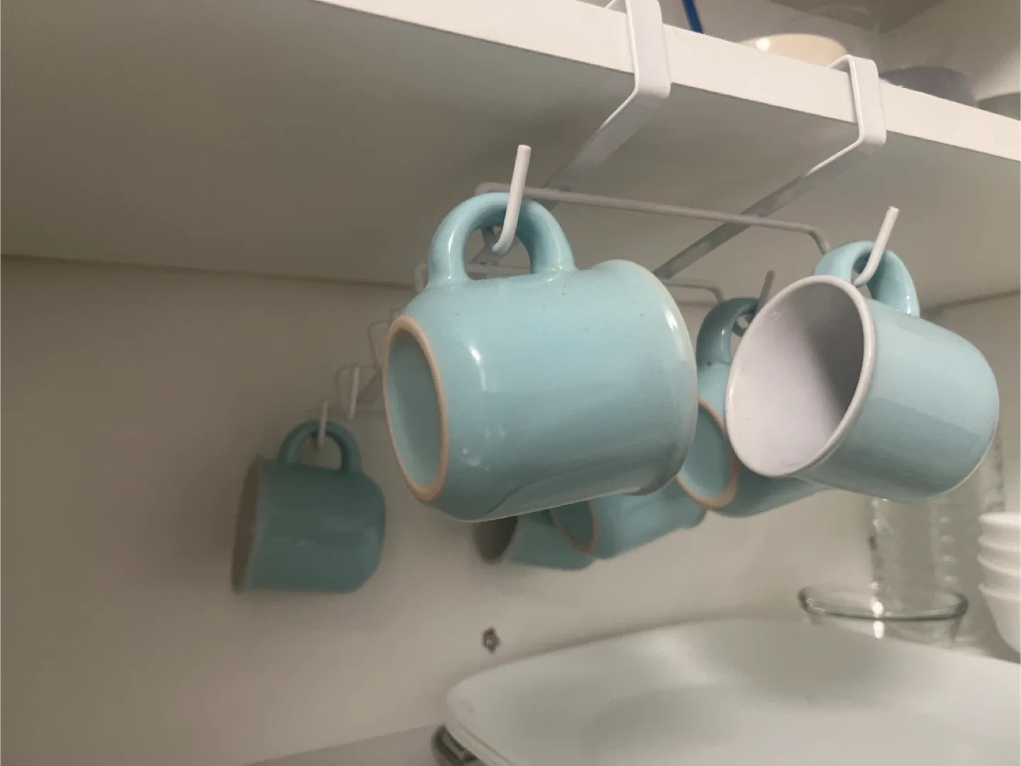 Light Blue cups with cup Rack image indicator(2)