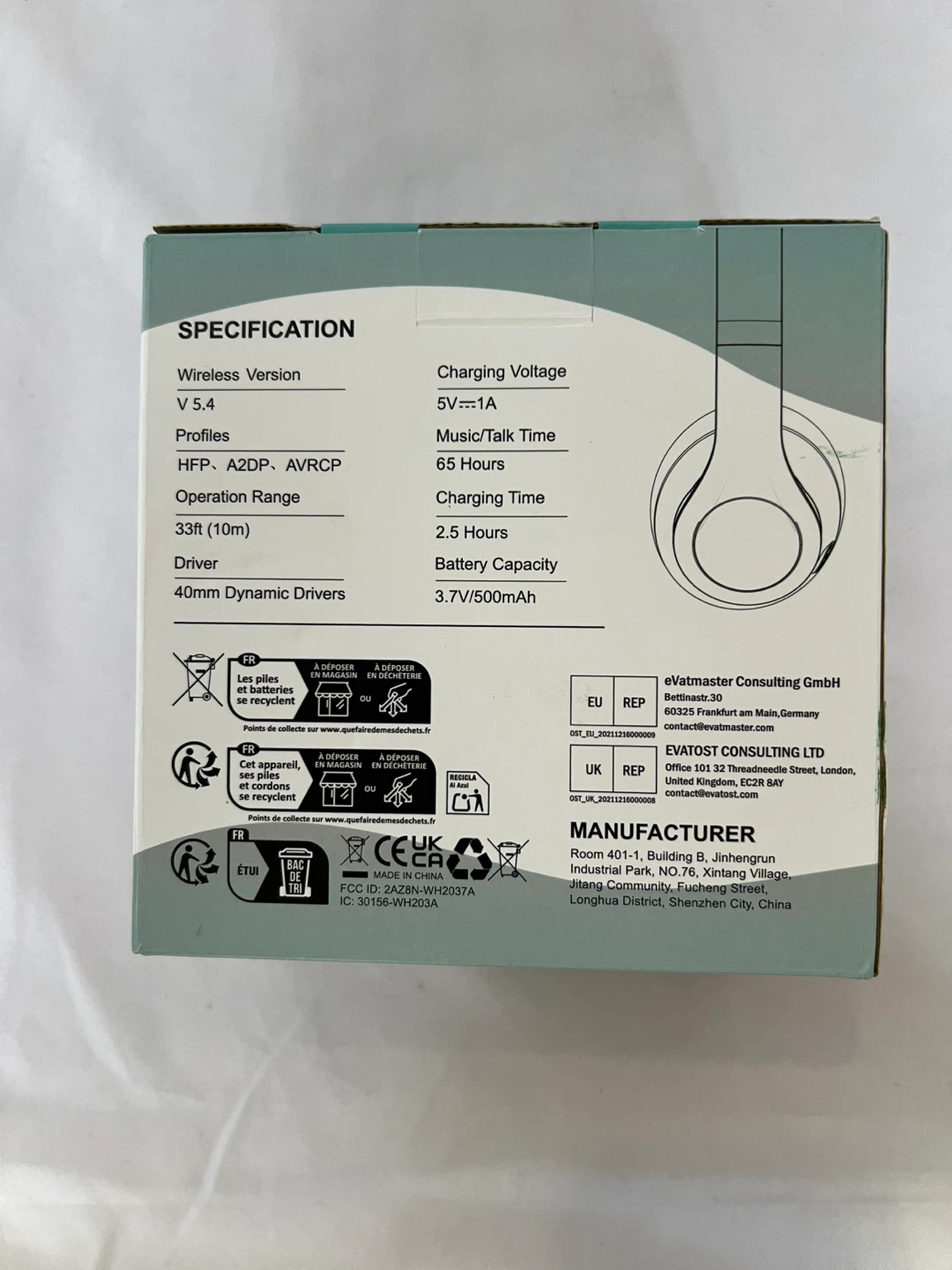 Uliptz WH203A Wireless Headphones - Brand New! - photo 4