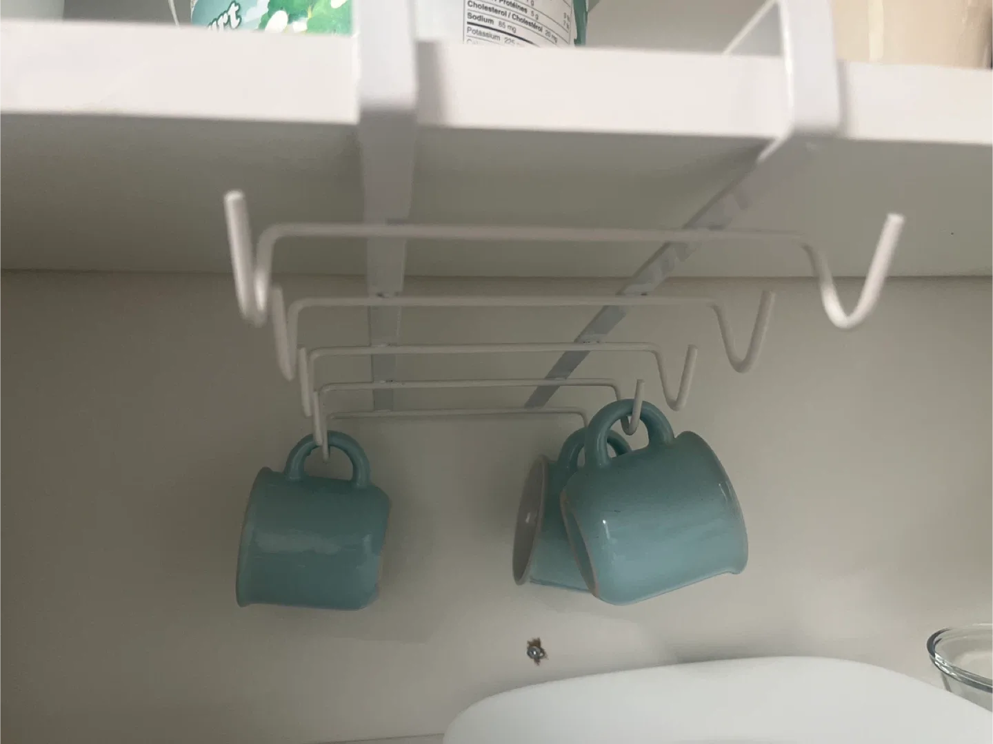 Light Blue cups with cup Rack image indicator(3)