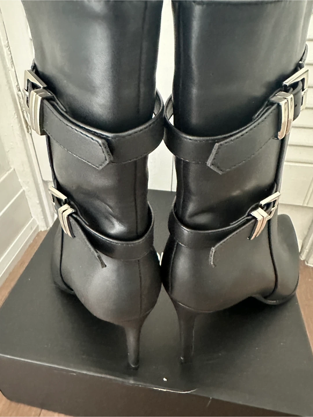 Fashion Nova Black Heeled Boots - photo 4