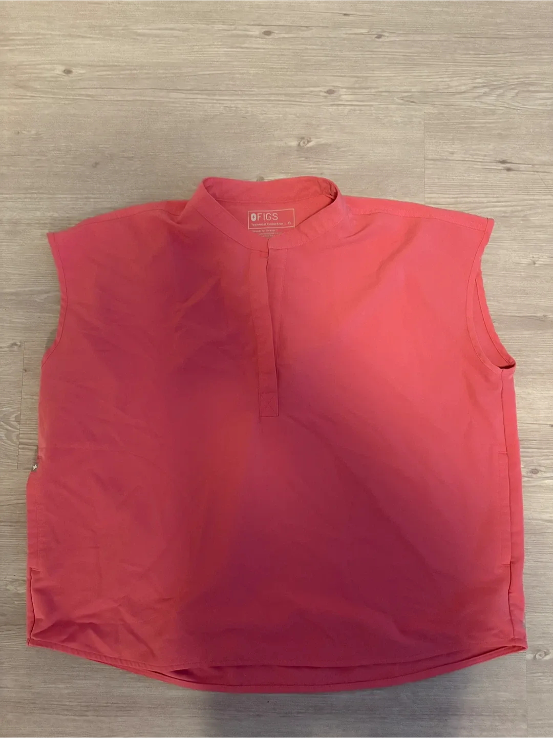 Figs Pink Rafaela Oversized Scrub Top XL