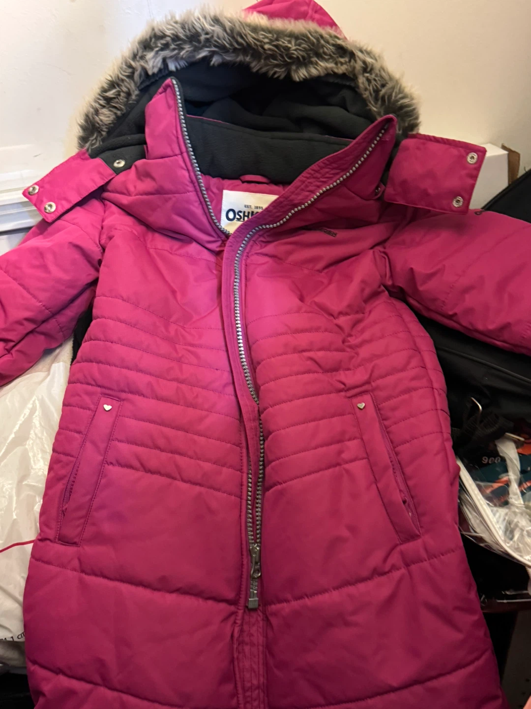 OshKosh B'gosh Pink Winter Coat - Size 8