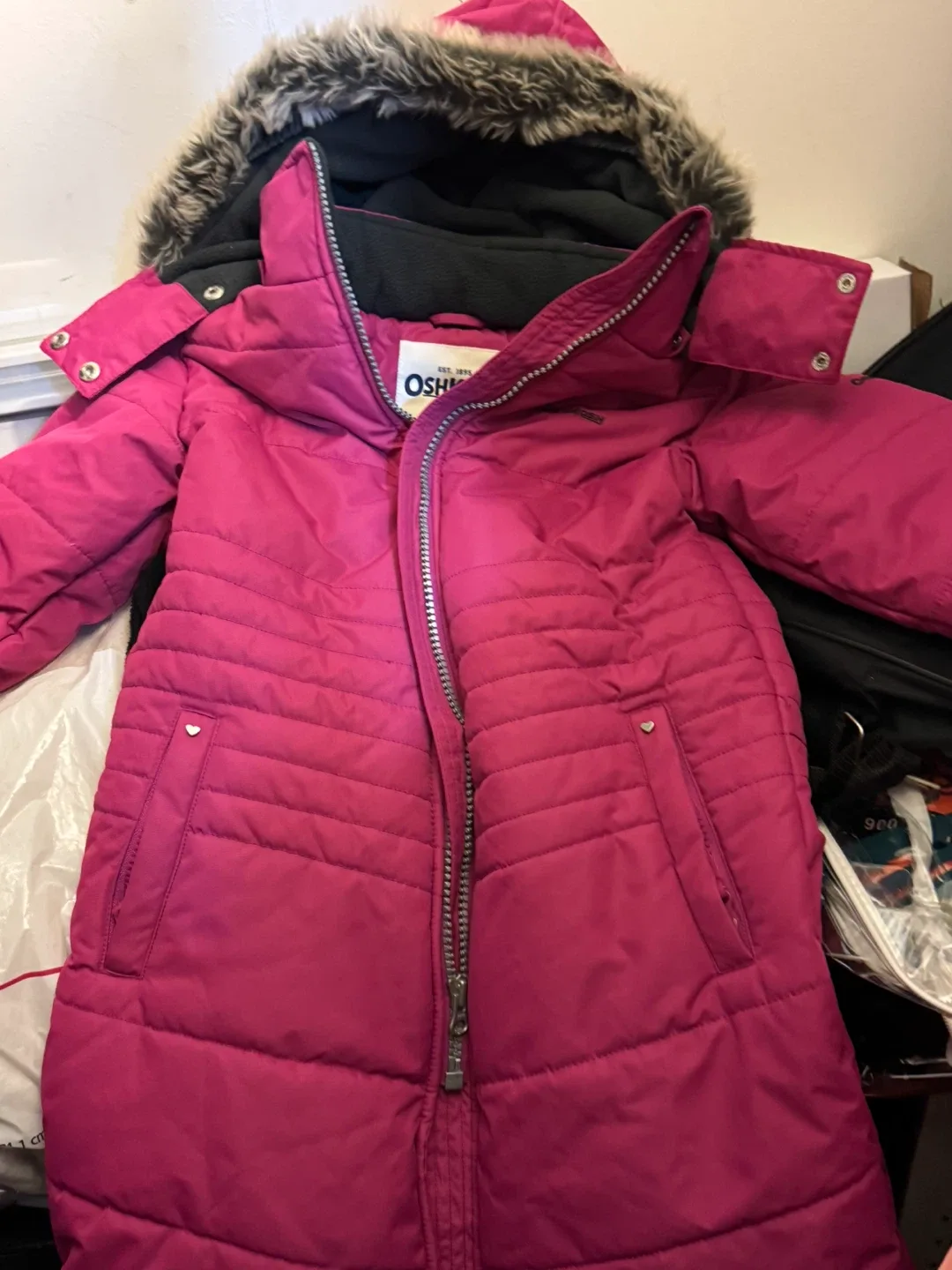 OshKosh B'gosh Pink Winter Coat - Size 8