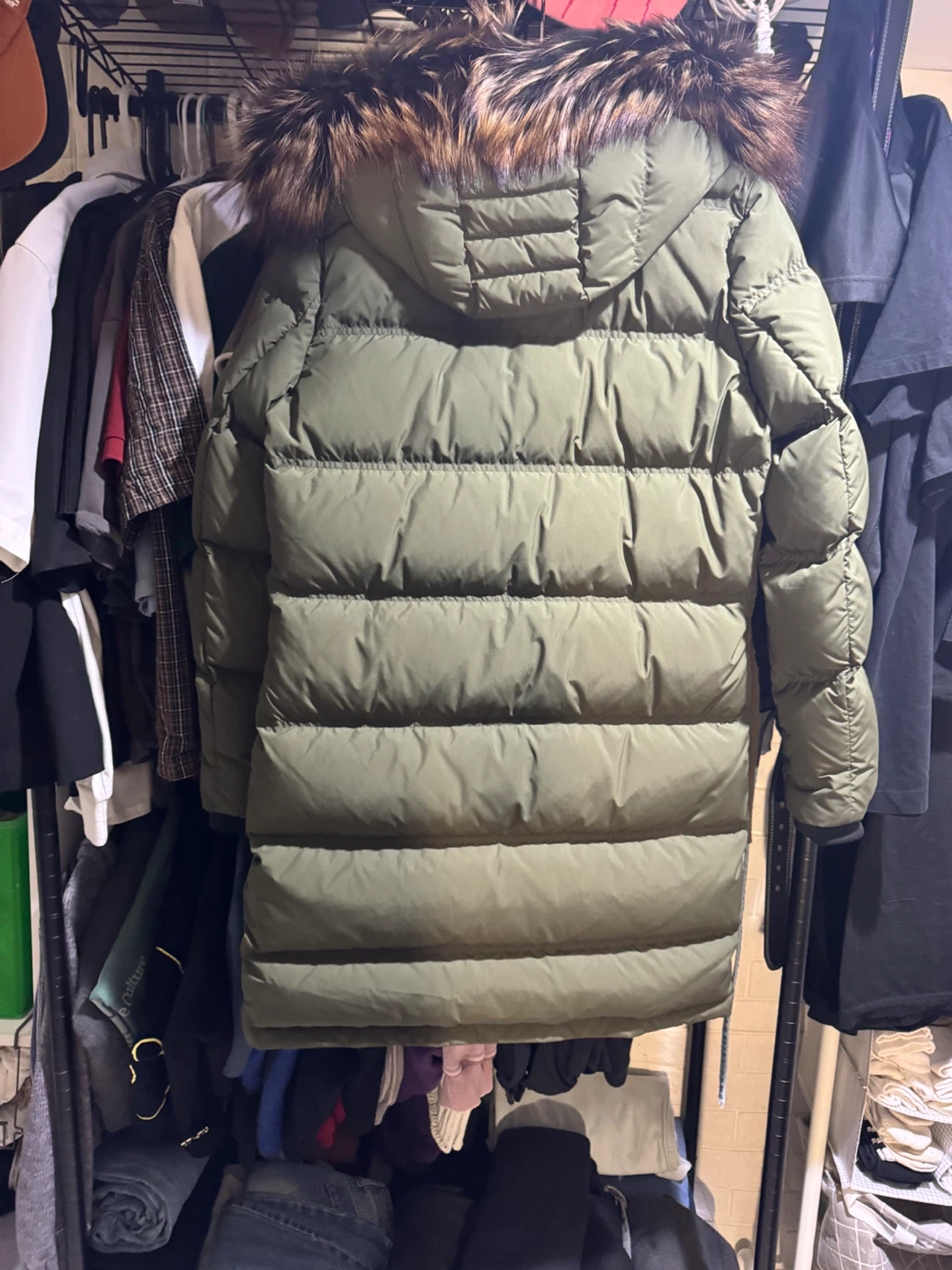 Moose Knuckles Olive Green Puffer Jacket - Size M/M - photo 2