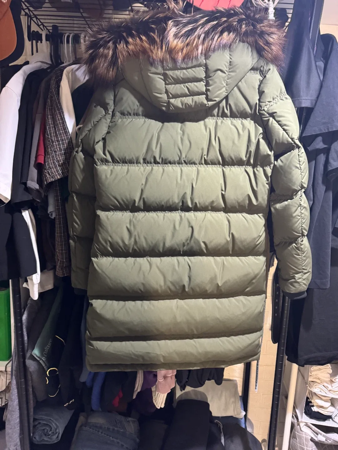 Moose Knuckles Olive Green Puffer Jacket - Size M/M image indicator(2)