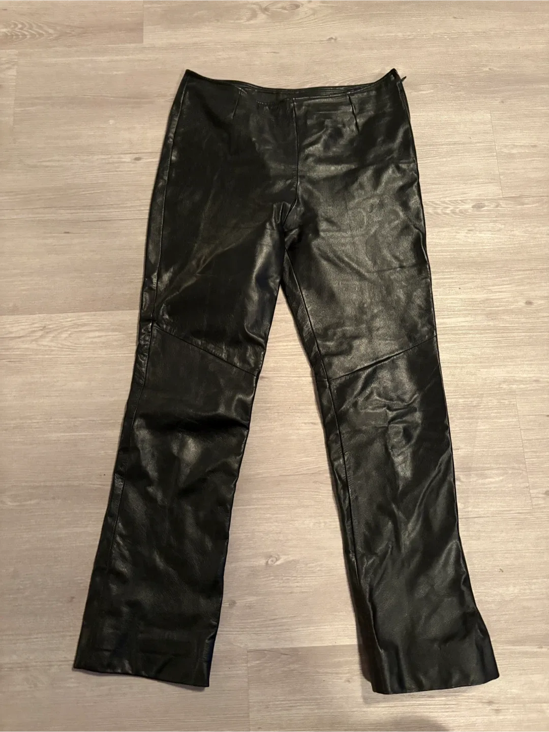 Danier Black Leather High Waisted Pants