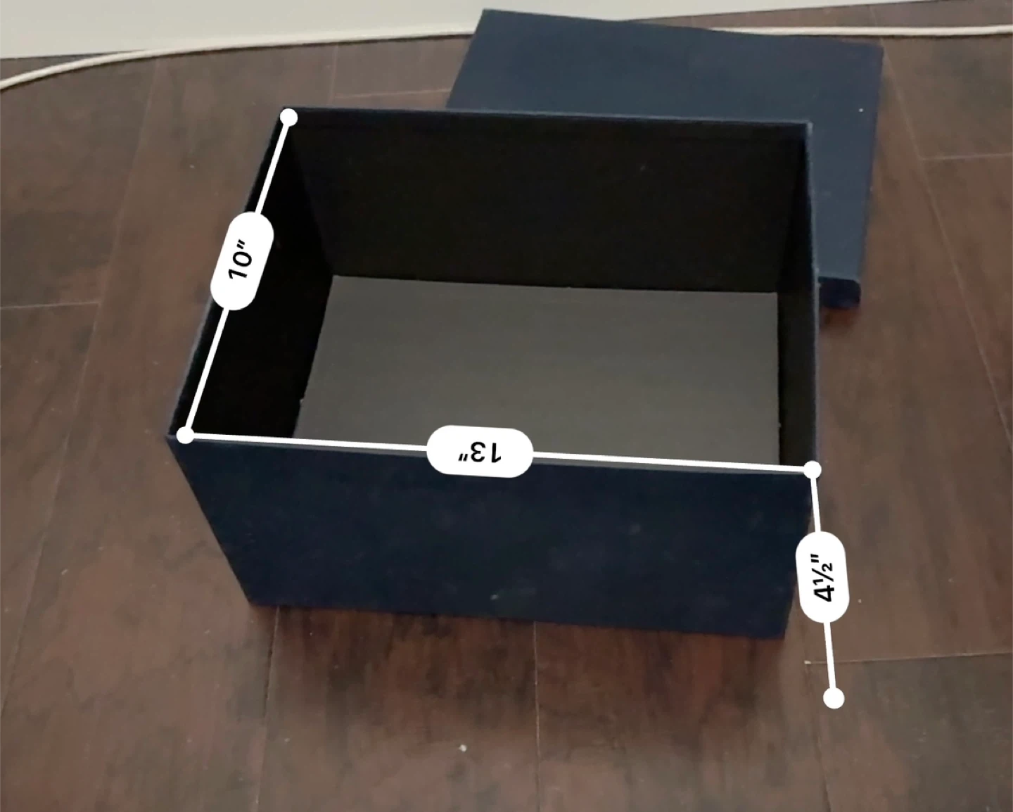 IKEA STRIKT Box - Blue, 13" x 10" - photo 4
