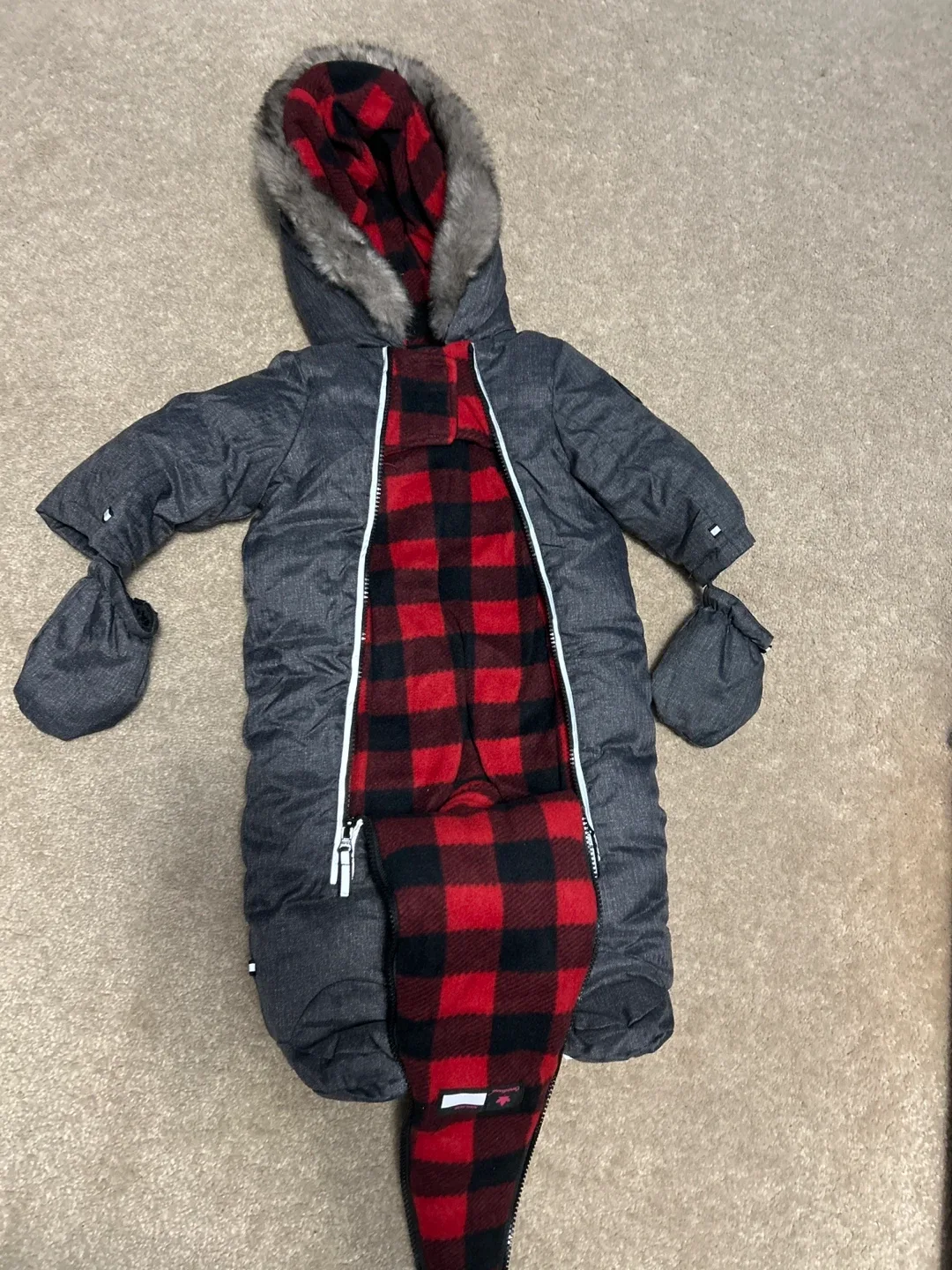 Tommy Hilfiger Baby Snowsuit - Grey image indicator(2)