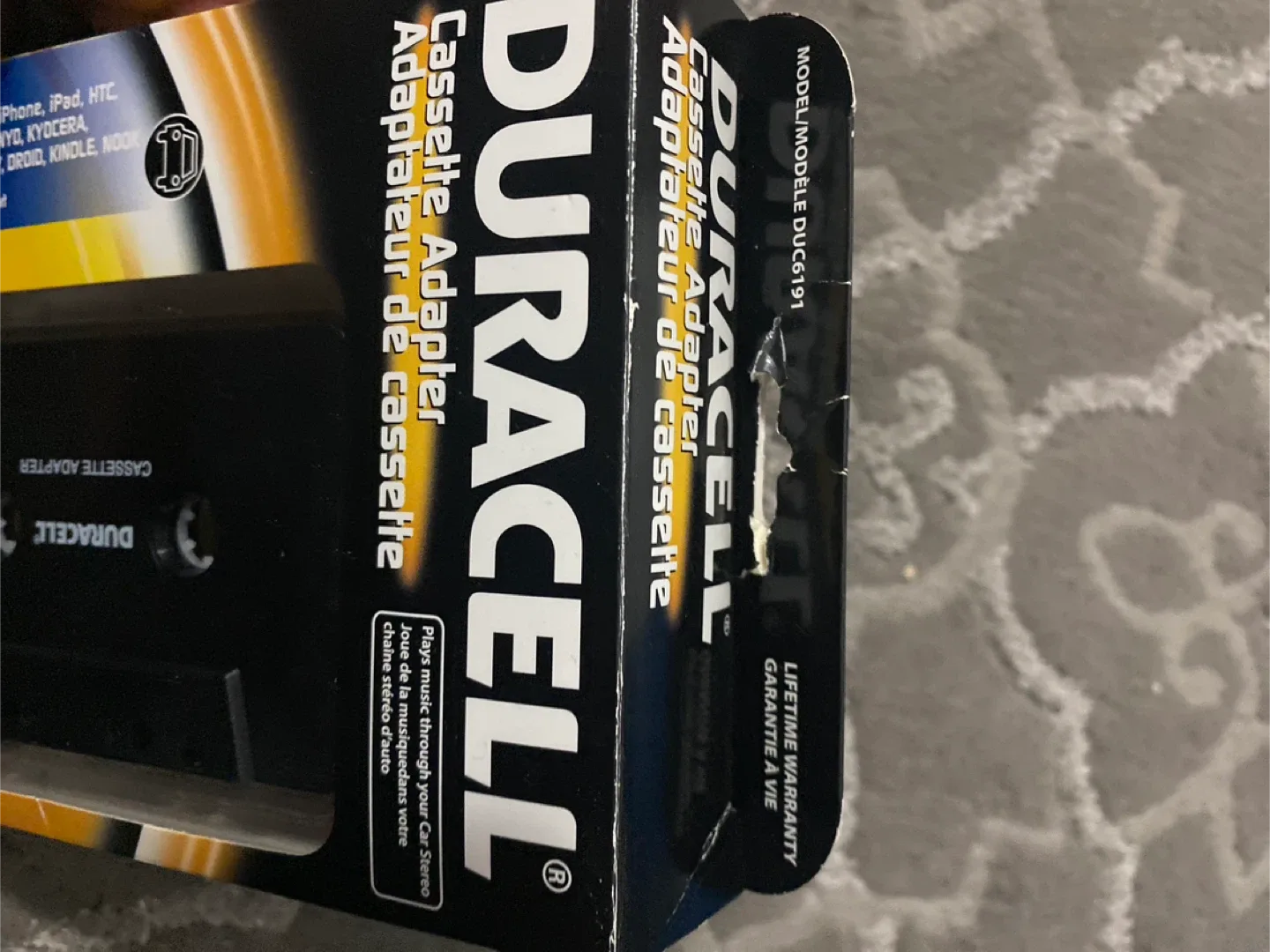 Duracell Cassette Adapter DUC6191 image indicator(2)