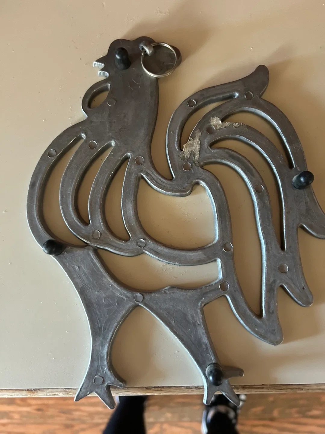Metal Rooster Trivet image indicator(2)