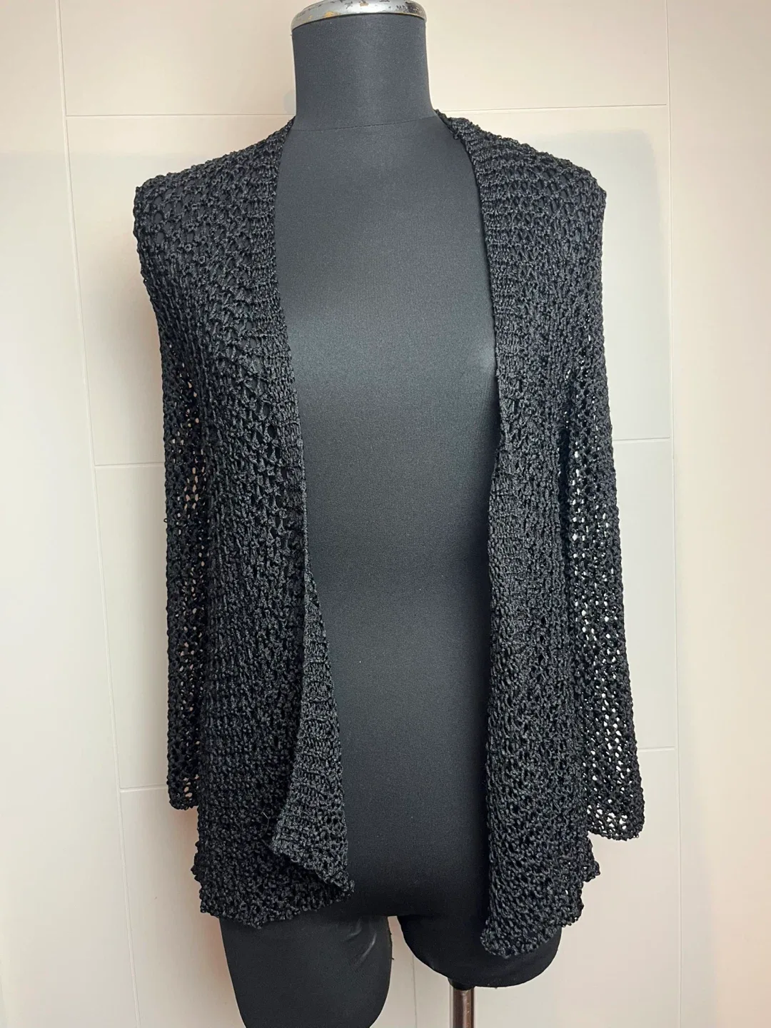 Black Knit Cardigan Size M