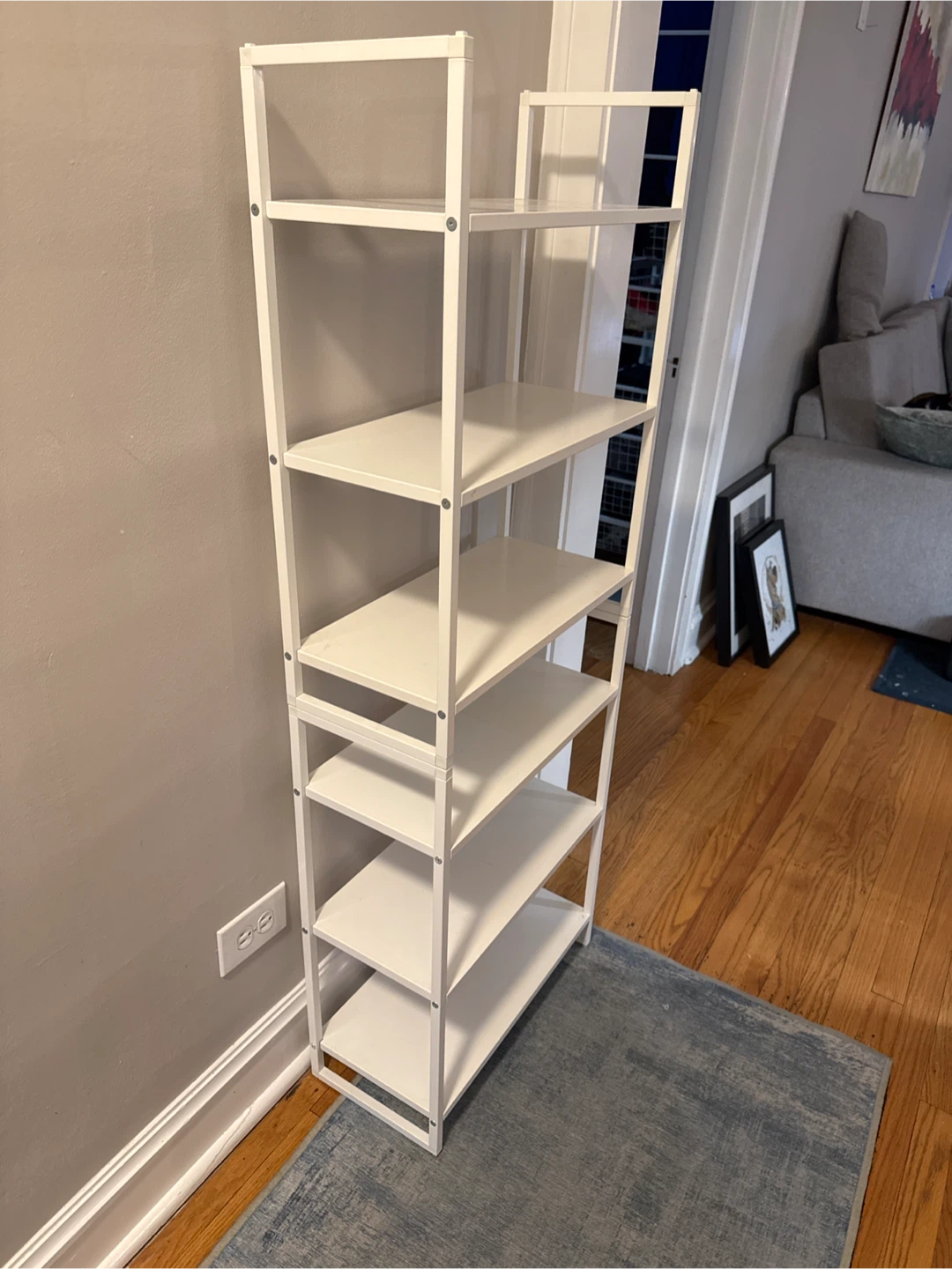 Ikea White Shelf Unit - photo 3