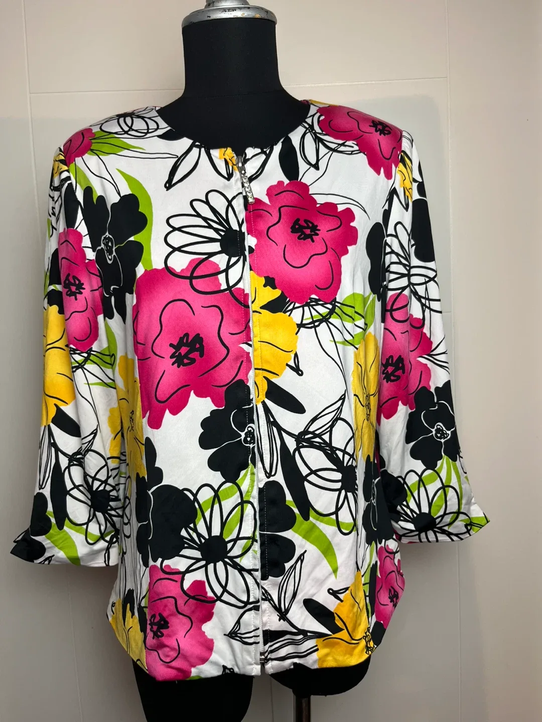 Bellessa Floral Jacket - Size 8