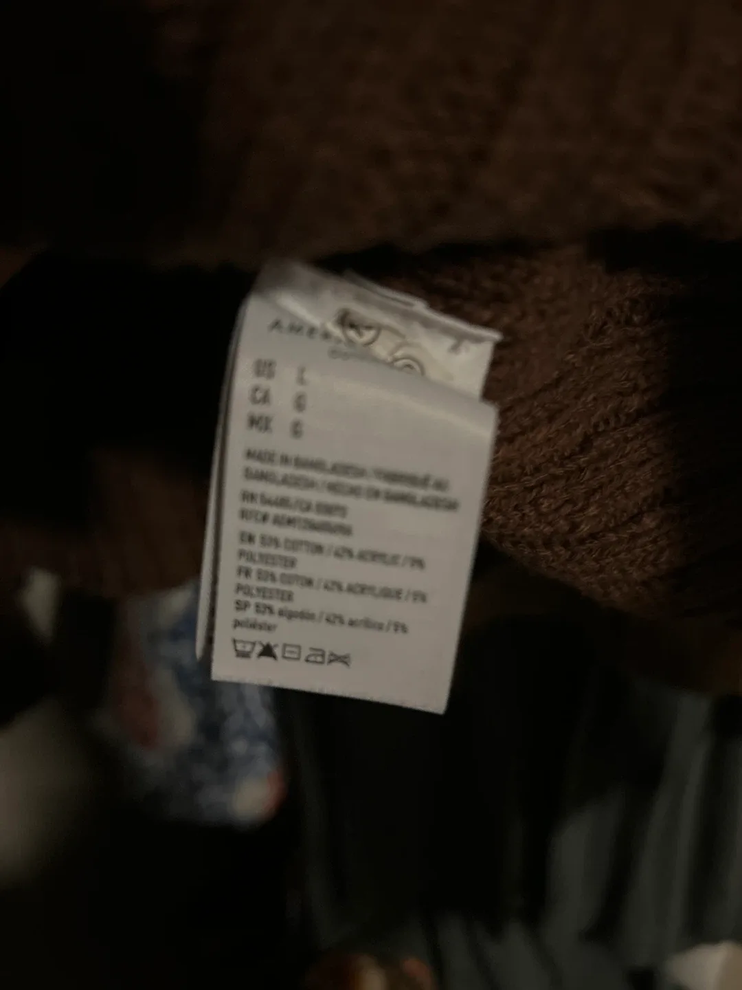 American Eagle Brown Cardigan - Size L image indicator(3)