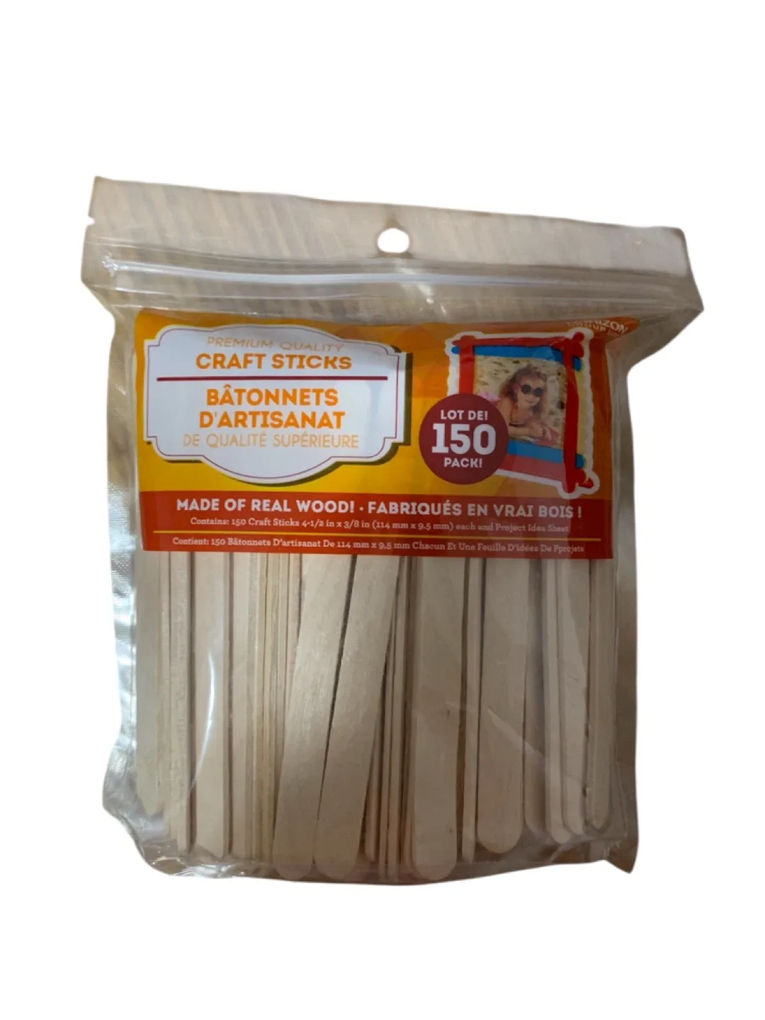 Premium Quality Craft Sticks – 150 Pack