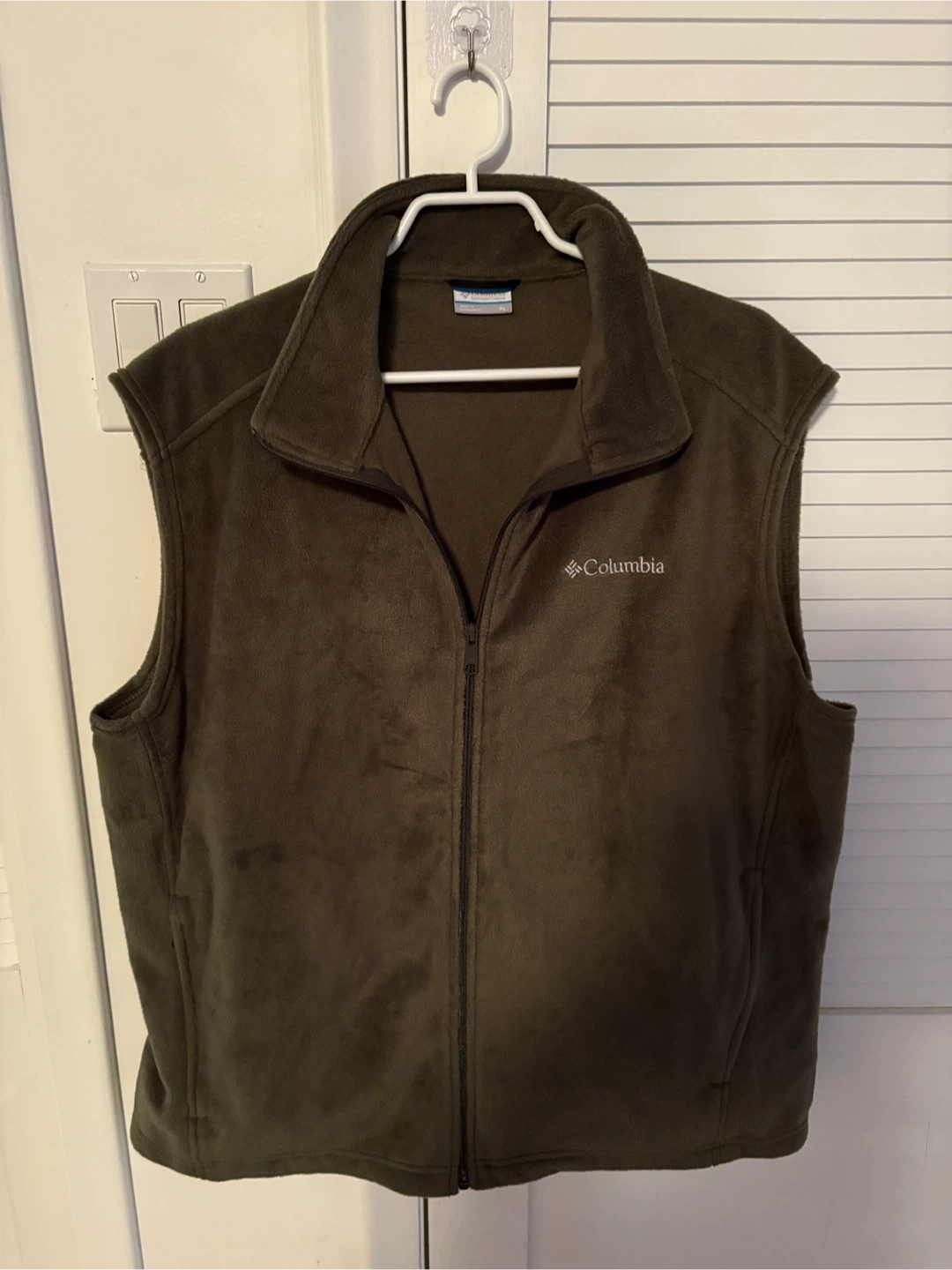 Columbia Green Fleece Men’s Vest XL