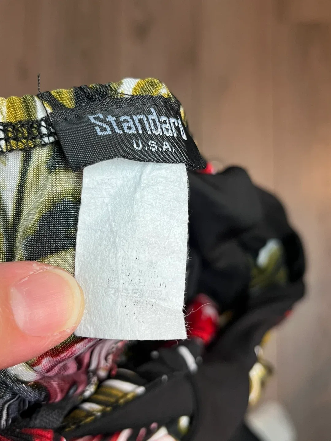 Standard U.S.A. Leaf Print Dress Size M image indicator(3)