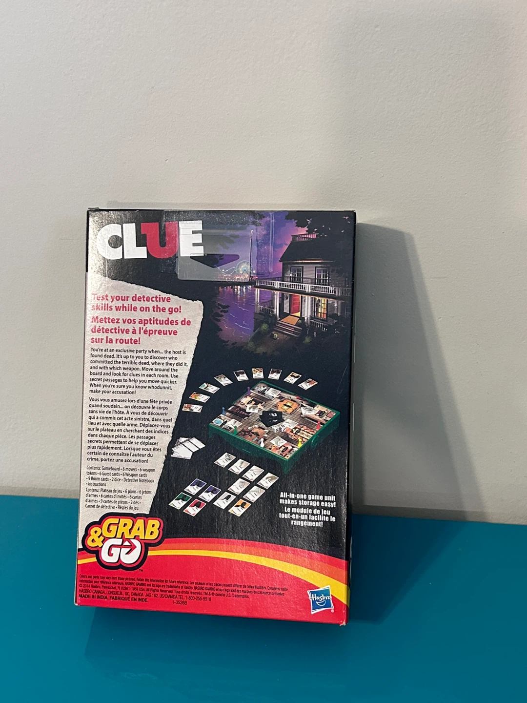 🕵️‍♀️ NEW Clue Grab & Go Board Game - photo 2