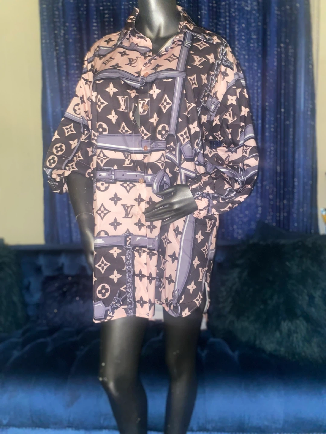 Louis Vuitton Patterned Shirt Dress - photo 2