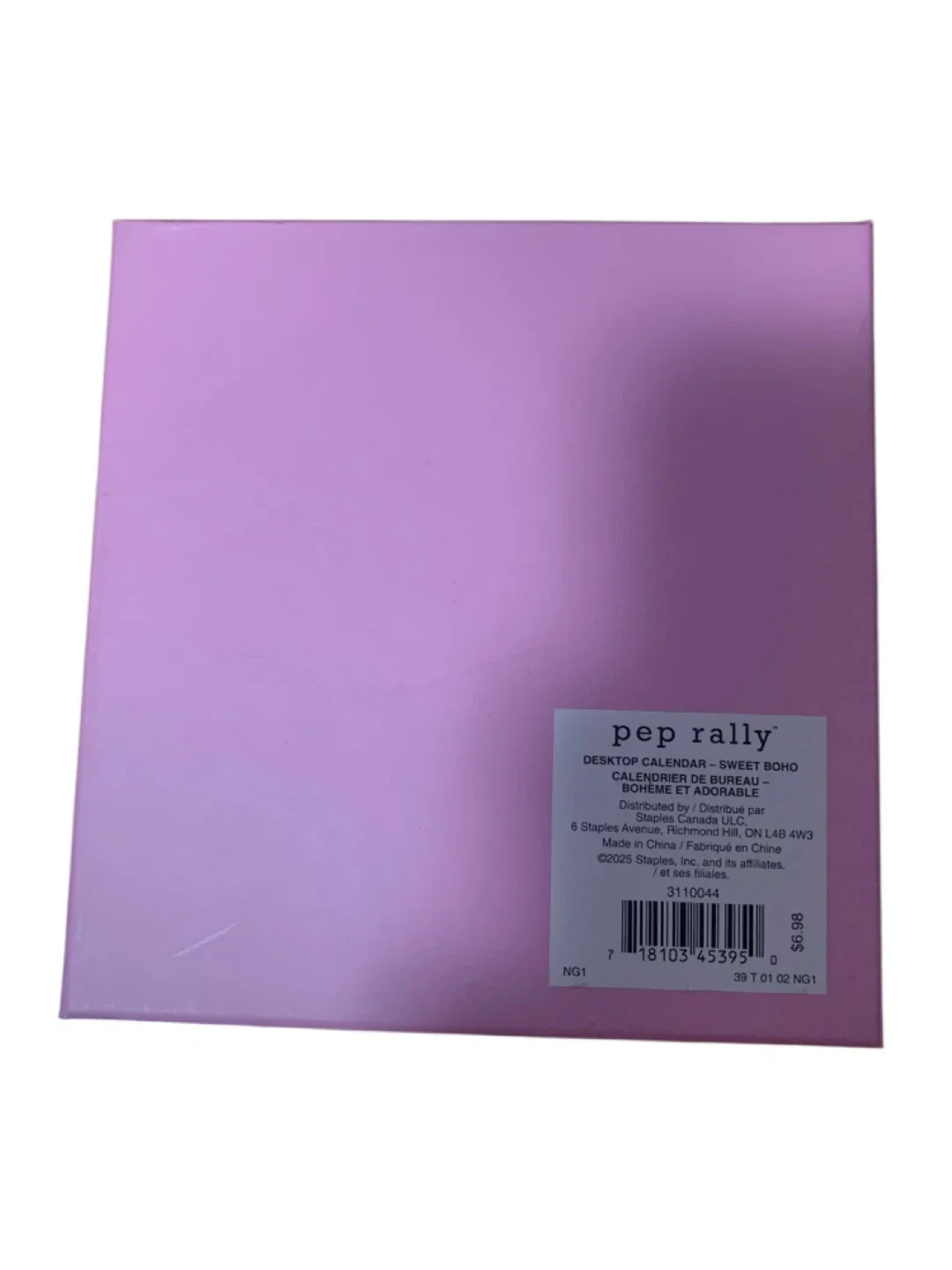 Floral Perpetual Desk Calendar with Wooden Stand image indicator(2)