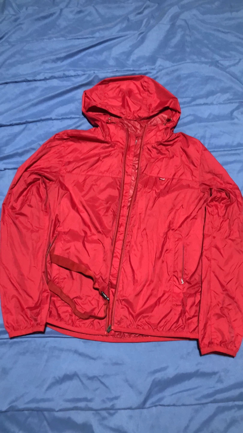 Levi's Red Packable Water Resistant Jacket