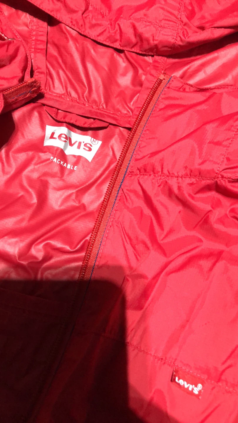 Levi's Red Packable Water Resistant Jacket - photo 2