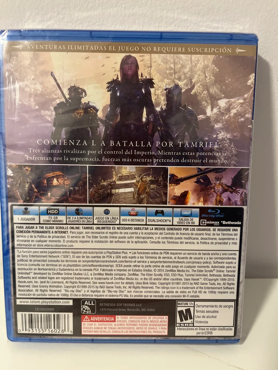 New! The Elder Scrolls Online - PS4 Game Sealed image indicator(2)