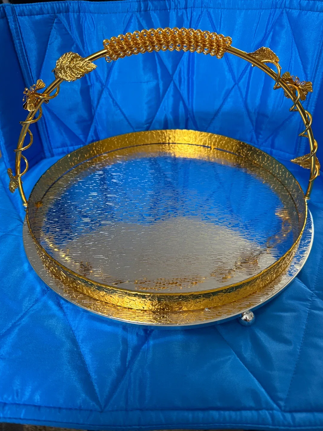 Gold & Silver Decorative Tray