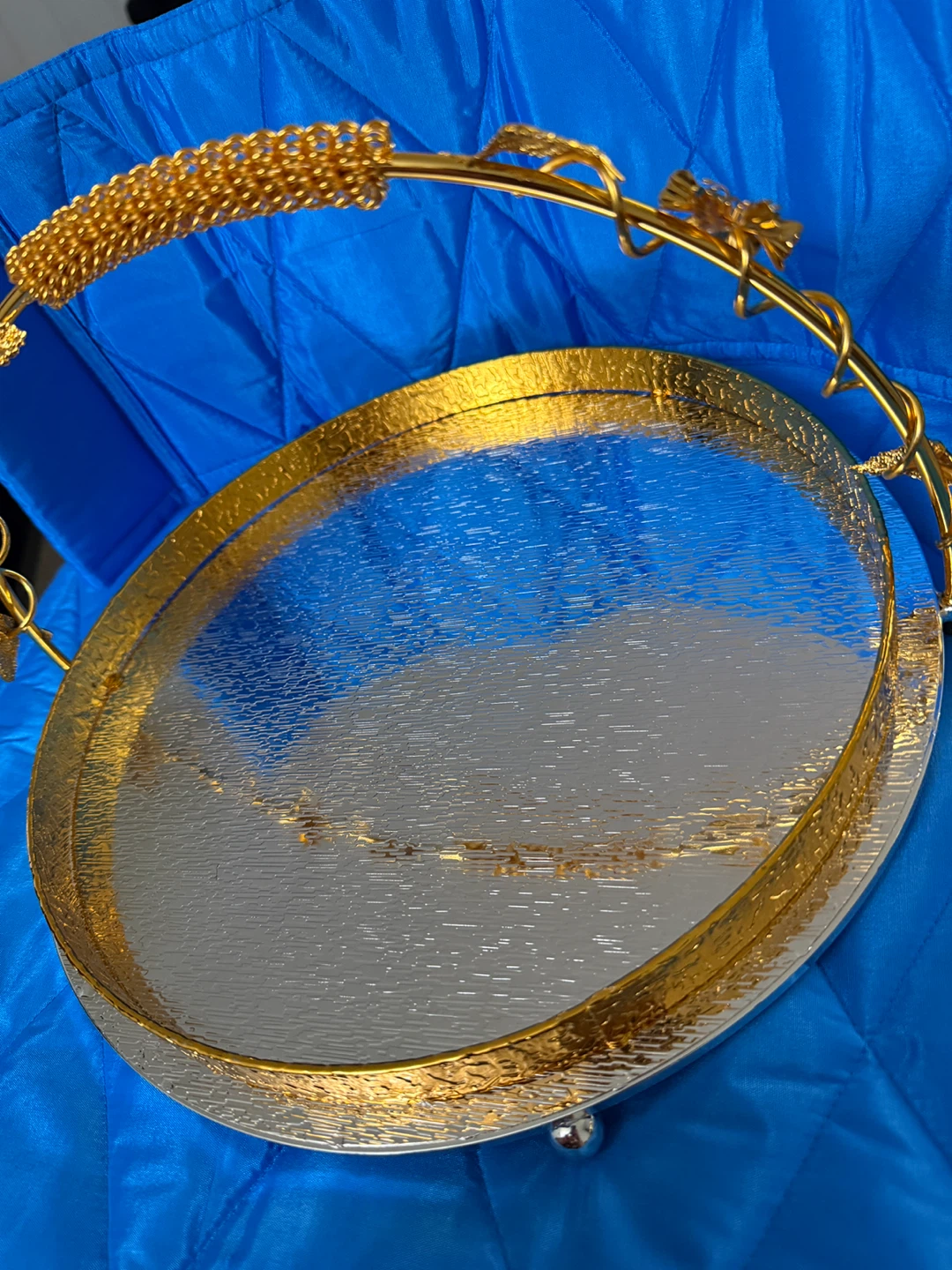 Gold & Silver Decorative Tray - photo 4