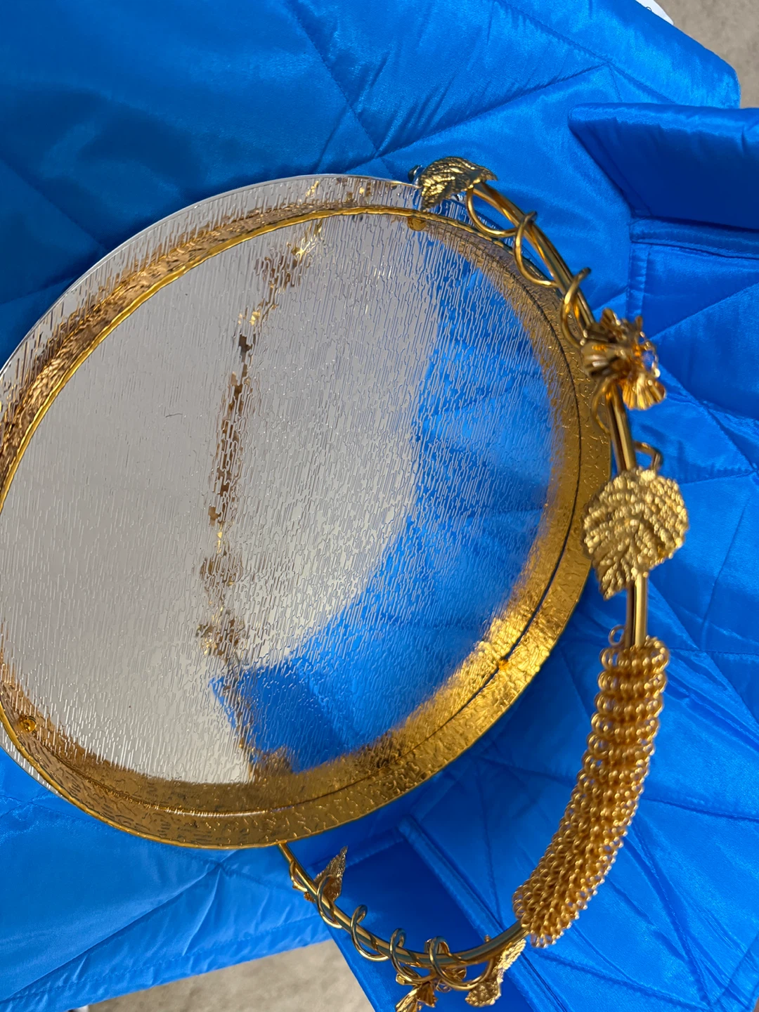 Gold & Silver Decorative Tray - photo 3