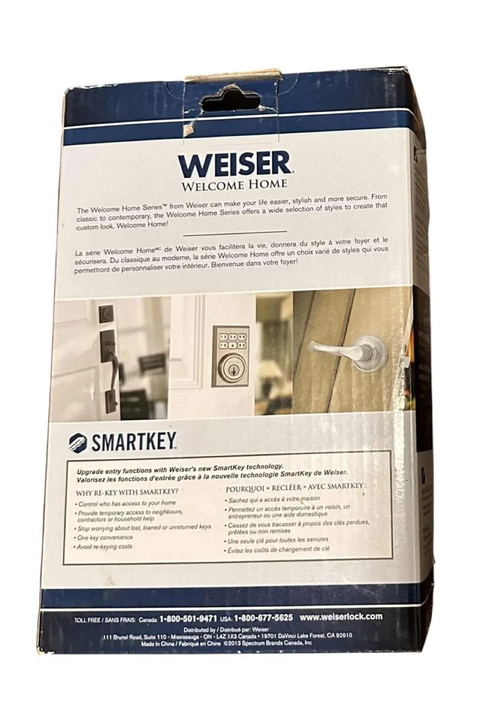 Weiser “Welcome Home” Series Door Lever Set image indicator(2)