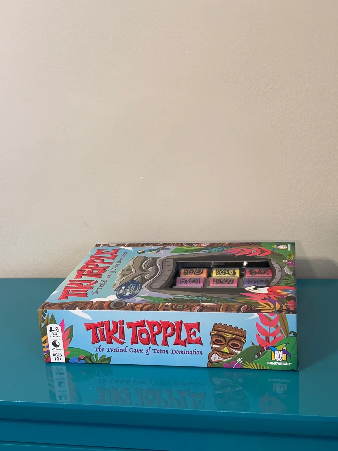 🌺NEW Tiki Topple Board Game image indicator(3)